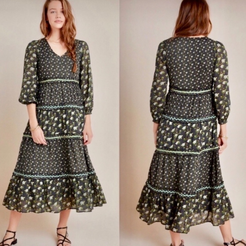 Anthropologie Karoline Maxi Dress